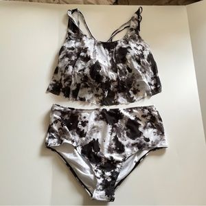 "Shein" Tie Dye Swimsuit